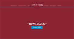 Desktop Screenshot of maytontransferlofts.com